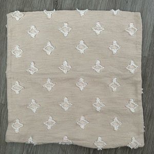 NEW Cream Throw Pillow Case